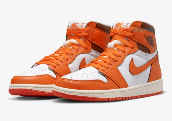 Men's Running Weapon Air Jordan 1 Orange/White Shoes 297 Men's Running Weapon Air Jordan 1 Orange/White Shoes 297